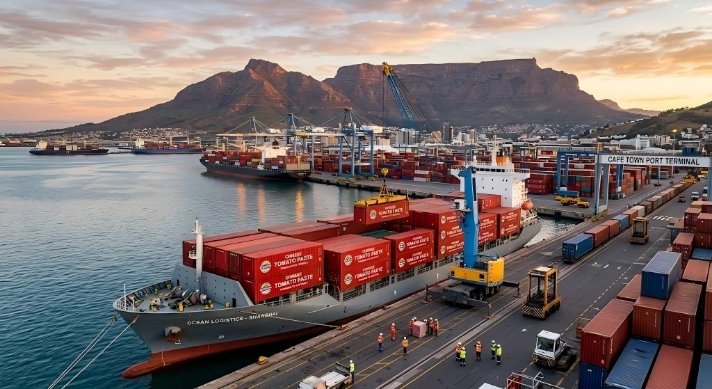 Retards au port du Cap en 2026 : Guide des risques liés à l’exportation de concentré de tomates